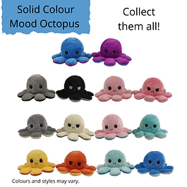Solid Colour Mood Octopus Grey/Black