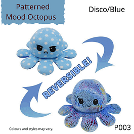 Patterned Mood Octopus Disco/Blue