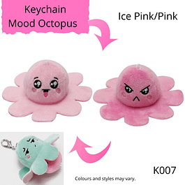 Mood Octopus Keychain Ice Pink/Pink
