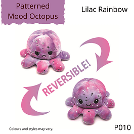 Patterned Mood Octopus Lilac Rainbow