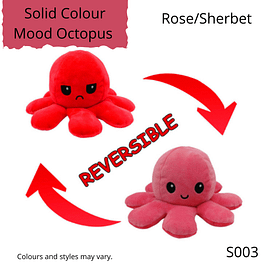 Solid Colour Mood Octopus Rose/Sherbet