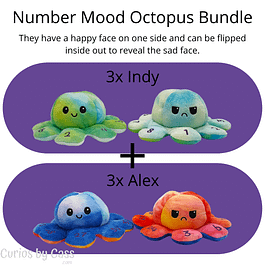 Number Mood Octopus Bundle x6