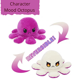 Character Mood Octopus Pink/White Fire Eyes