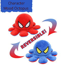Character Mood Octopus Blue/Red Spiderman Mask