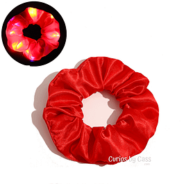 LED Light Up Scrunchies Red