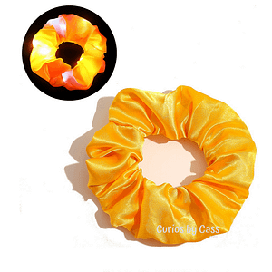 LED Light Up Scrunchies Yellow